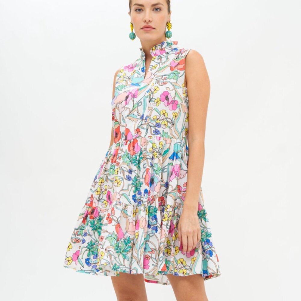Oliphant Yoke Dress Tuckernuck, Zinnia Multi, Small
